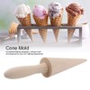 Waffle Cone Roller,Ice Cream Cone Mould,Waffle Cone Maker,Wooden Cone Mold