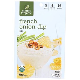 Simply Organic Dip Mix French Onion Org, 1.1 Oz (Pack Of 12)