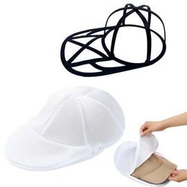 Cap Washing Machine Shape, Foldable Cap Washer, Cap Washer for Baseball Caps, Baseball Cap Washing Rack for Washing Machine and Dishwasher, Hat Washer for Adults and Children Baseball Cap