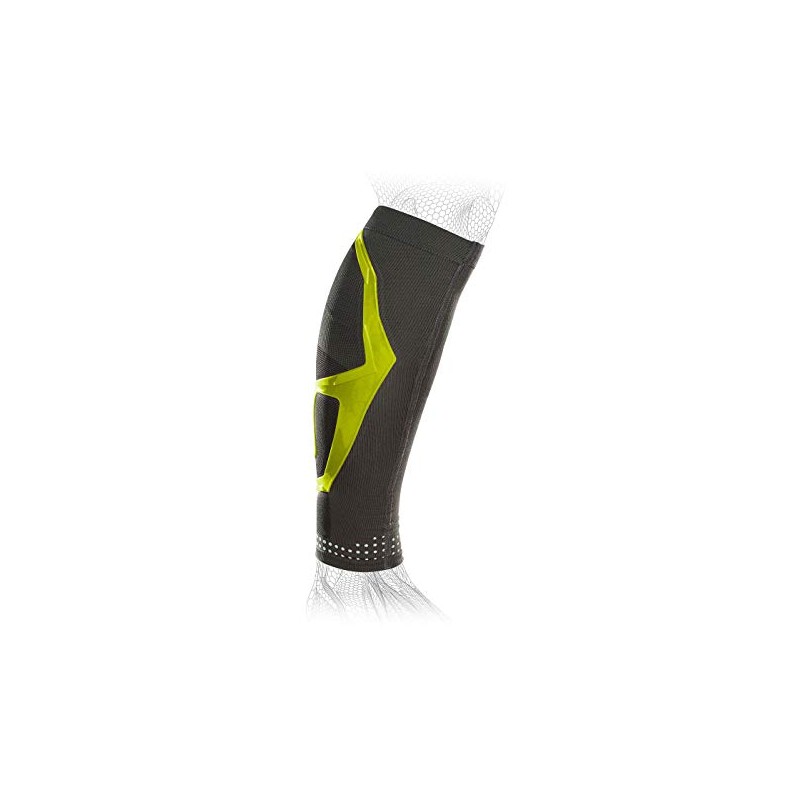 DonJoy Performance TRIZONE Compression: Calf Support Sleeve, Slime Green, Small