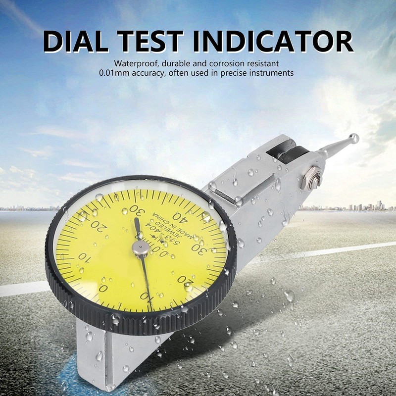 Nimomo Dial Comparator 0-0.8mm Dial Comparator Sensitivity Lever Measuring Gauge