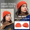 CLAPE Streetstyle Fisherman Beanie Stretchy Knitted Hat Short Knitted Docker