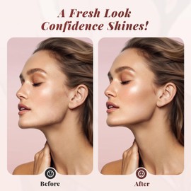 Sonic Dermaplaning Tool para mujeres, Recargable Dermaplane Razor Sonic Edge Tecnología para vello facial, exfoliante y pelusa de melocotón, 10 cuchillas de repuesto color rosa