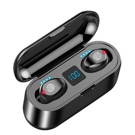 True Wireless Earbuds, 2024 Bluetooth Headphones 5.3 Earbuds, Waterproof Touch Control Ear Buds in-Ear Built-in Mic, with LED Power Display, IP7 Waterproof Earphones Sport Headset - Model 1