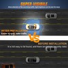 Nilight 144 LED Strobe Traffic Advisor Light Bar Amber White