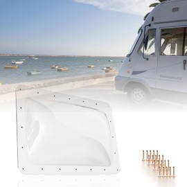 Beleeb RV Skylight Replacement 18" x 26" -Universal Outer Dome Fits All Standard 14"x22" Openings, RV Shower Skylight for Camper Trailer Fifth Wheel Motorhome Truck (CLEAR)