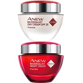 Anew Reversalist Day perfecting cream SPF 25 50ml and Anew Reversalist Night Revitalising cream 50ml with protinol 50ml by Avon