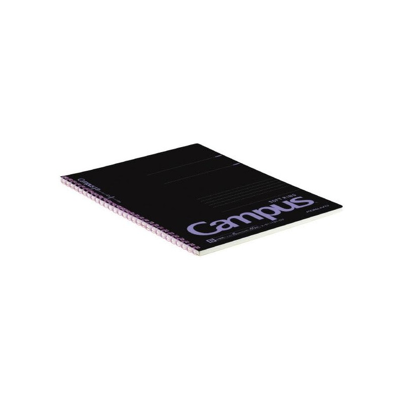 Kokuyo S111BT-DV Campus Soft Ring Notebook, Semi B5, B Rule,