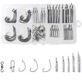 Fishing Weights Fishing Drop Shot Weights Multiple Sizes Fishing Weights Dropshot Lead Set with Box Fishing Accessories