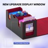 TopMade Card Deck Box with Commander Display, Trading Card Storage