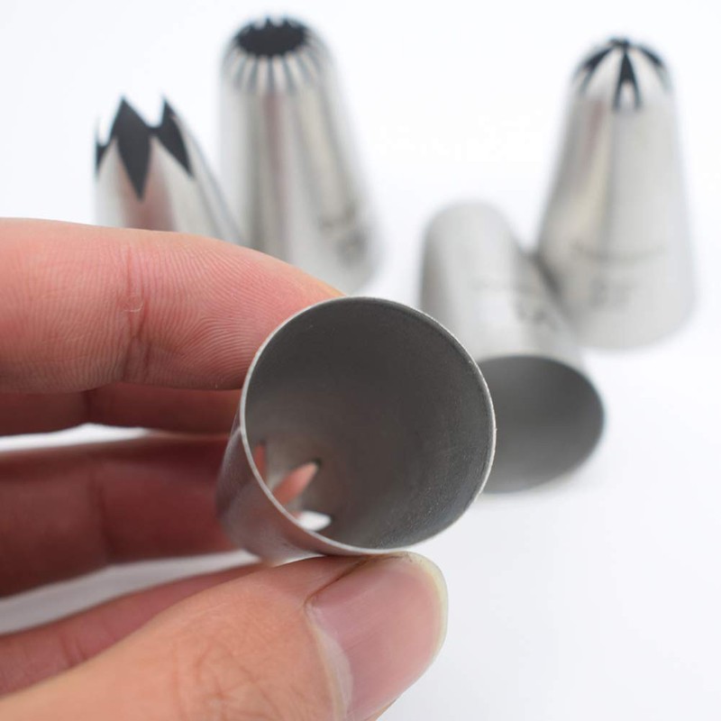 Piping Tips Large Cake Decorating Tools, 5 Pack Cake Piping