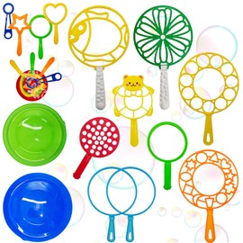 Soap Bubbles Bubble, Pack of 20 Soap Bubbles Set for Children, Bubble Maker Games, Children's Soap Bubbles Set, Soap Bubbles Bubble Wand Large Bubble Sticks for Birthday, Garden, Wedding