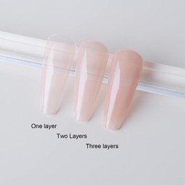 Imtiti Nude Gel Nail Polish, 1 Pcs Neutral Sheer Brown Color Jelly Gel Polish Jelly Burgundy Translucent Soak Off LED Nail Lamp Gel Polish Nail Art Gel Gift for Women 0.5 fl oz