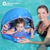 MAMBOBABYFLOAT Sunny Navigator Baby Pool Float with Canopy 2025 —