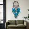 Donko Blue Large Dream Catcher with Wooden Bead