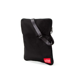 Manhattan Portage Flight Nylon Miller Shoulder Bag (black, water resistant, men, women, lightweight, seatbelt carry handle, removable strap, magnetic cinch)