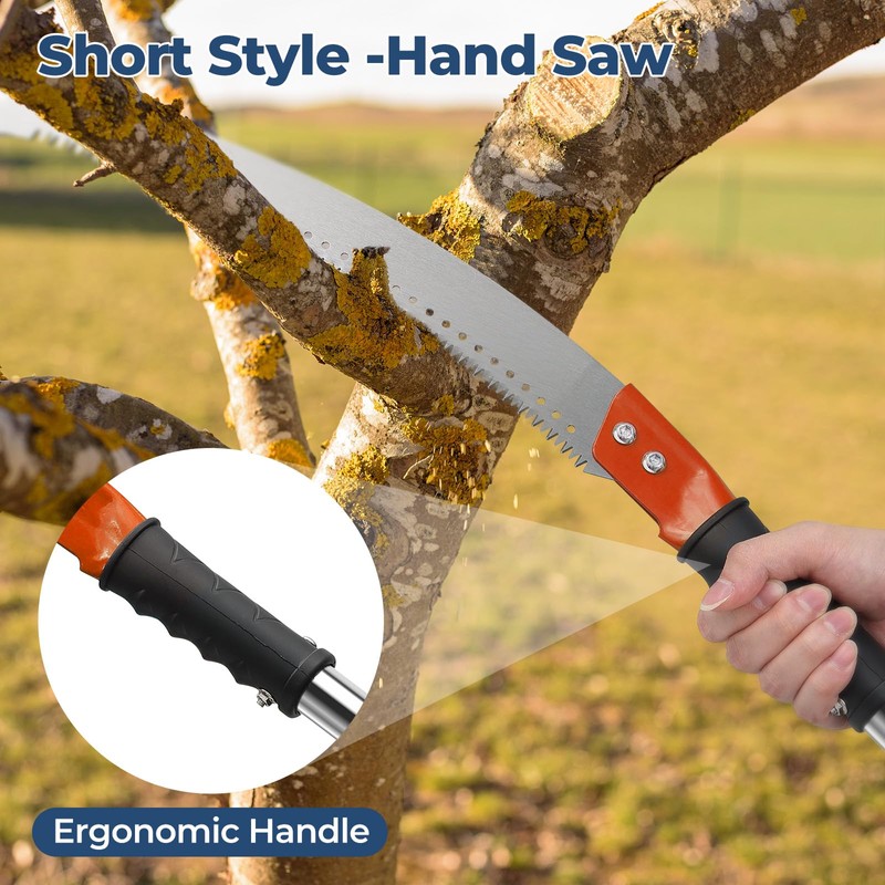 Pole Saws for Tree Trimming, 10FT Long Branch Cutter Handle