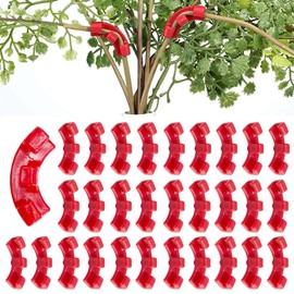 QEQSHQO Pack of 30 Gardening Plant Support Fixture Plant Growth Bender Clips Climbing Plants Attachment Plant Control Bending Clips Plant Branches (90 Degrees)