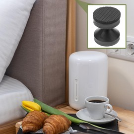 Angoily 4 Tapones para Cabecero De Cama Protector De Pared Soporte para Cabecero De Cama Marco De Cama Ajustable Herramienta Antivibración Cabecero Dispositivo Estabilizador De