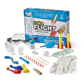 hand2mind Take Flight Science Kit, Toy Rocket Launcher for Kids Ages 8-12, Rocket Kit, Science Kits & Toys, Air Rocket Launcher Kids, 18 Science Experiments, Career & Lab Guide, STEM Toy, Kids Rocket