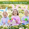 AUFIKR 6 Colour 3.2 Inch Easter Eggs for Filling Treated,
