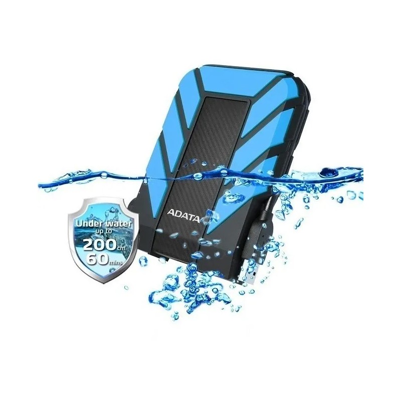 Disco duro externo 2TB adata azul portable para Mac y