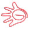 100Pcs Paper Clip Metal Hand Shaped Design Rustproof Paperclip Decoration