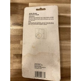 Hager Brass Garment Robe Hook Large Polished Brass Hager CD7400 US3