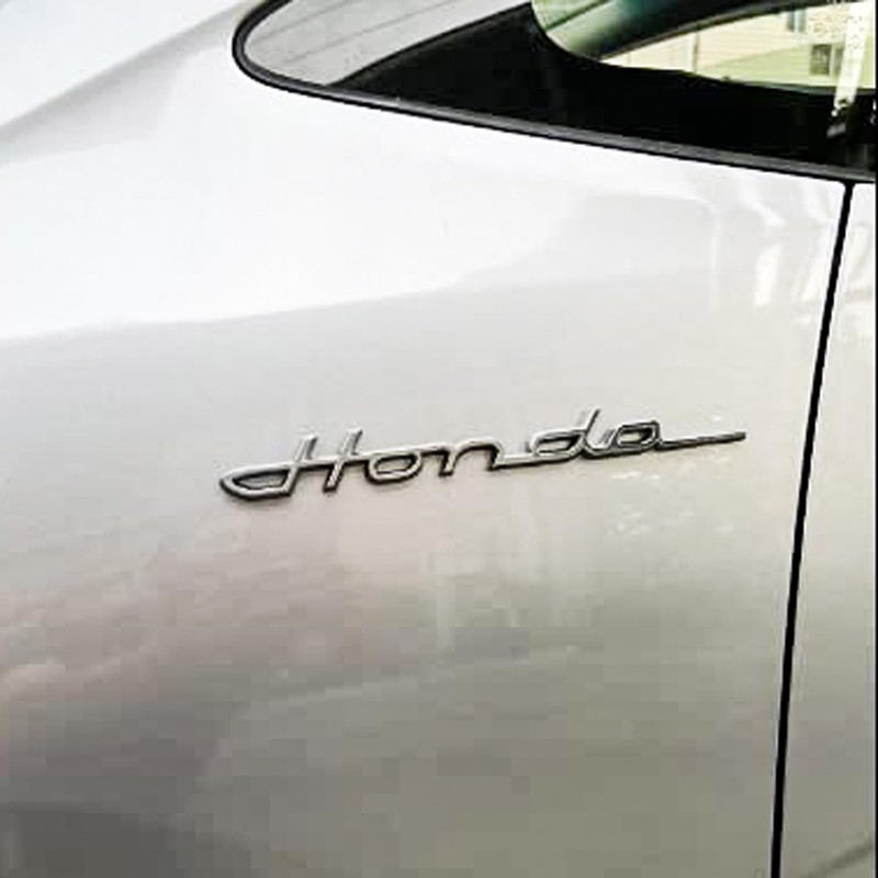 TOUFEIYUAN 1pc Honda Classic Emblem Plating Cursive 215mm x 23mm