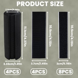 4 Pcs Handle Grips 4.25 Inch NBR Rubber Foam Grip Wrap Pad Handle Covers Soft Buffer Tube Cover for Fitness, Home Lawn Bicycle Motorbike Garden Exercise Equipment Handlebar Replacement