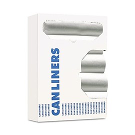 Boardwalk V7658HNKR01 14 Microns 38 in. x 58 in. 60 Gallon High-Density Can Liners - Natural (200/Carton)