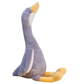 KOMBIUDA Plush Goose Stuffed Animal Soft Realistic Swan Plush for Adults Adorable Desktop Ornament and Photo Prop for Decor