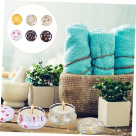 WOONEKY Tinplate Lipstick Packaging Box Small Retro Cosmetics Container for Travel