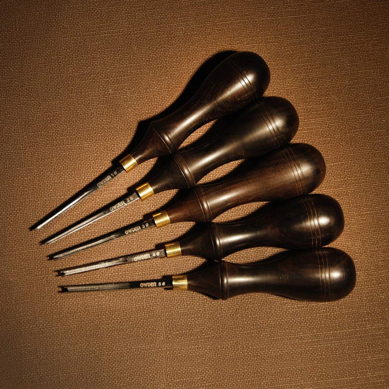 OWDEN Professional Leather Edge bevelers for Leather Craft (5#),Leather Tool.