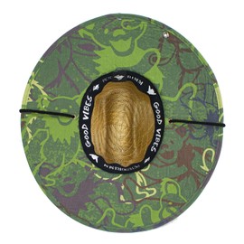 Peter Grimm, Grateful Dead Lifeguard Sunhats, Straw Unisex (River) Natural