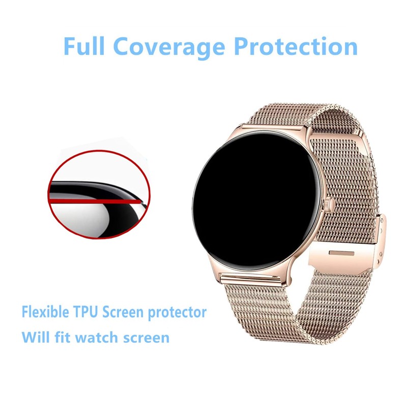 Frgnie Screen Protector Compatible with Hwagol Smartwatch 1.43 Inch (Pack
