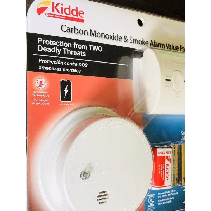 KIDDE CARBON MONOXIDE & 💭 SMOKE ALARM 🚨Value Pack! NEW!