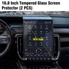 Moonlinks 2PCS 16.8in Navigation Touchscreen Tempered Glass Screen Protector Compatible