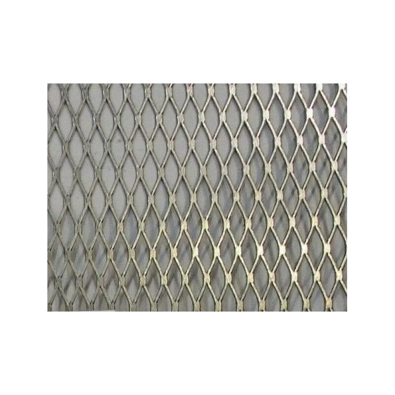 McNICHOLS 1/2 #16 304 STAINLESS STEEL FLATTENED EXPANDED METAL-----5" X