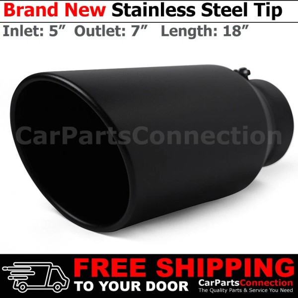 CPC Angled Black 18 inch Bolt On Exhaust Tip 5