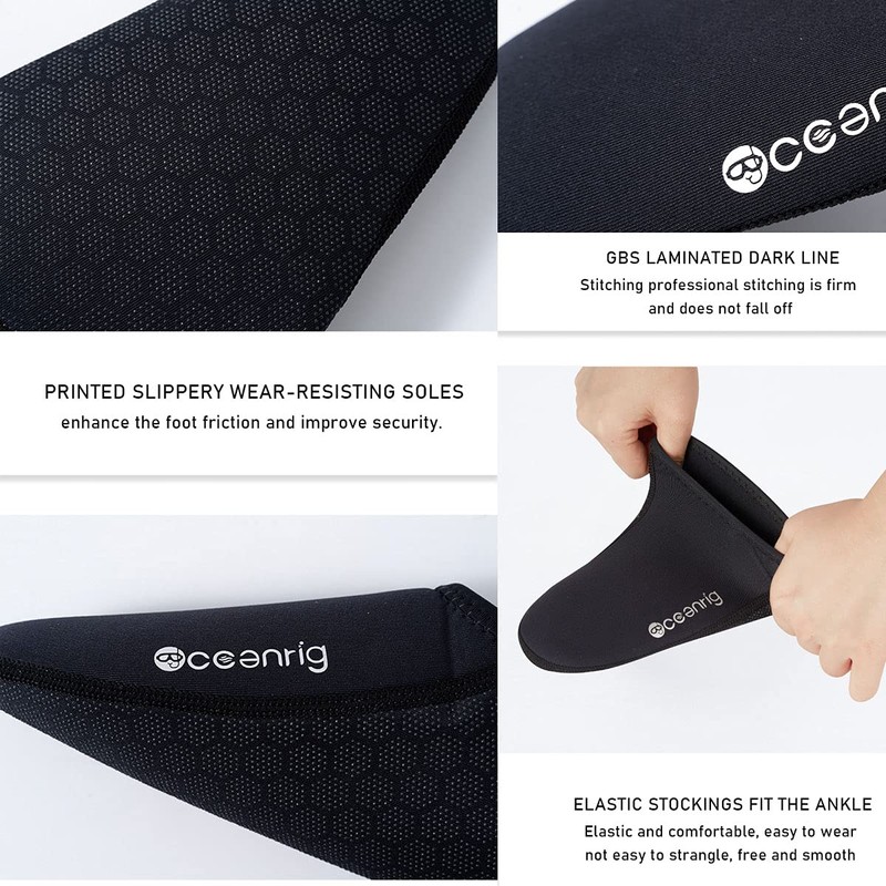 nitescuba Diving Socks 2.5 mm Neoprene Wetsuit Socks Thermal Water