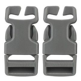 YASHALY 2pcs 1'' Secure and Reliable Tactical Quick-Release SRB QASM Buckles Side Release Buckle for Heavy-Duty Use (G)