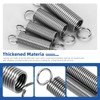 Glarks 96pcs Stainless Steel Extension Springs with Double Hook Sets