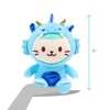 Anirollz Stuffed Animal Plush Toy – 8" Medium Dragon Sitting
