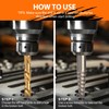 KENDO 46PC HSS Damaged Screw Extractor Set - Remover for