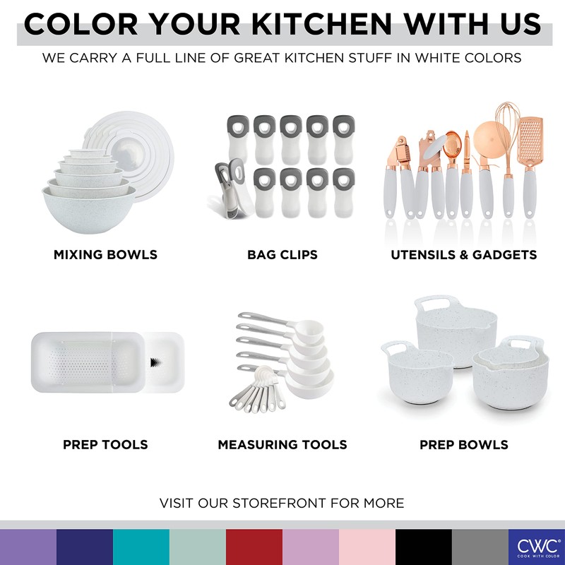 COOK WITH COLOR Kitchen Gadget Set Copper Plated Stainless Steel