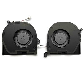 New CPU+GPU Cooling Fan Replacement for DELL XPS 15 9500, for Precision 5550, P/N: 0DJH35 009RK6, DJH35 09RK6