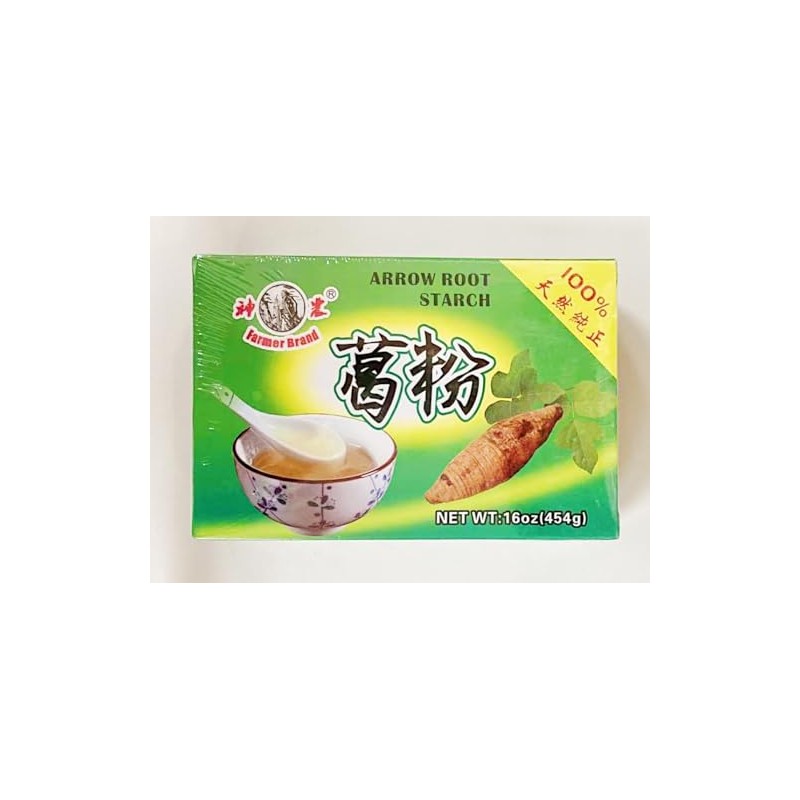 Arrow Root Starch Powder, 16 oz, 100% Pure