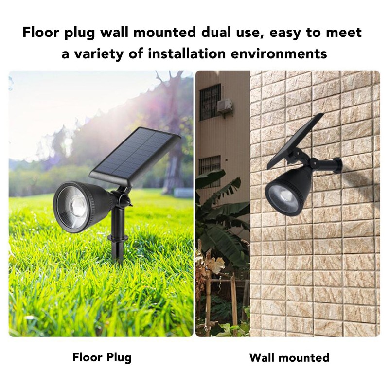 Solar Outdoor Spot Light Easy Installation IP67 Waterproof Solar Powered