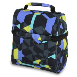 J World Corey Kids Lunch Bag. Insulated Lunch-Box for Women, Cubes